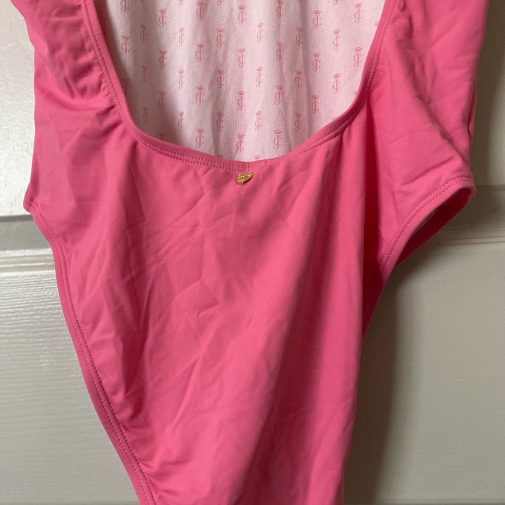 JUICY BLACK LABEL PINK ONE-PIECE SWIMSUIT - Picture 2 of 6